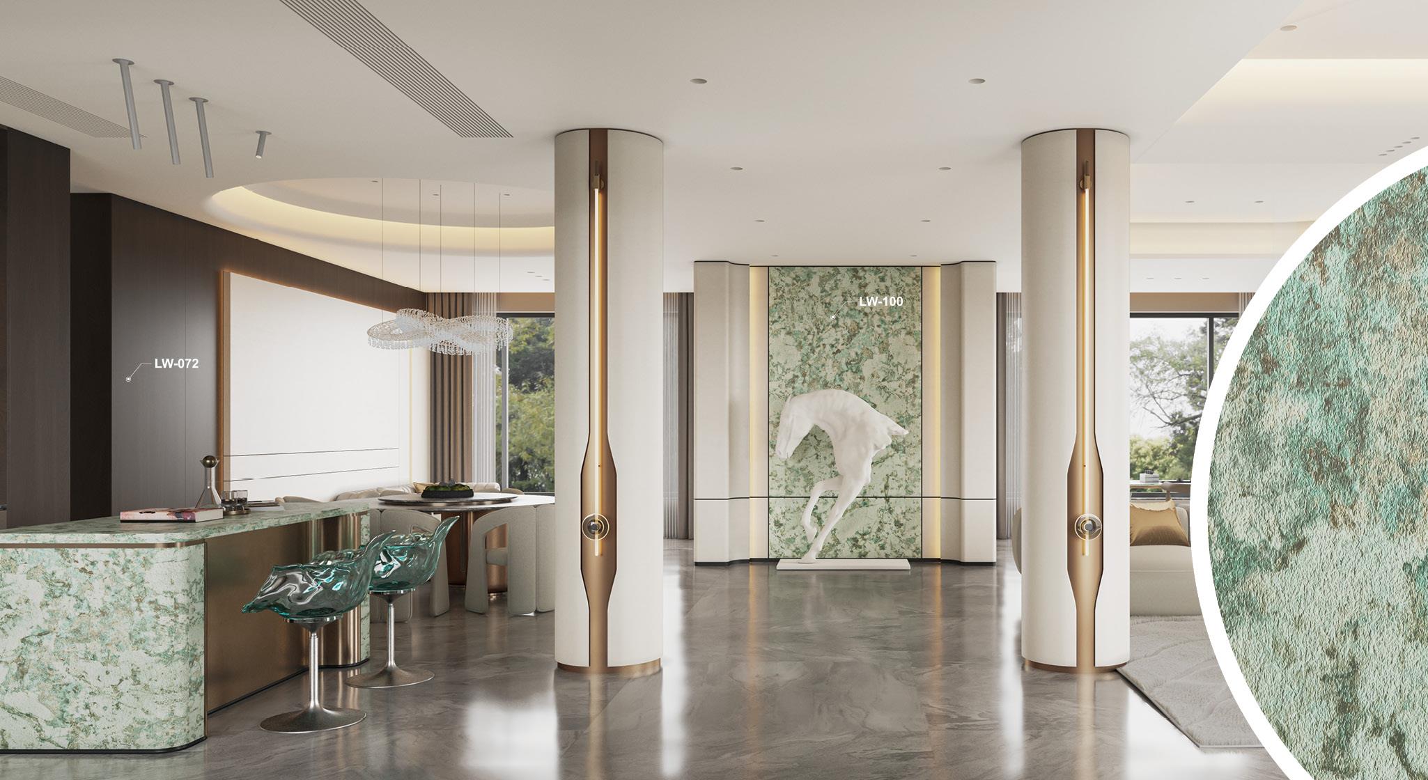 Commercial interior project panels